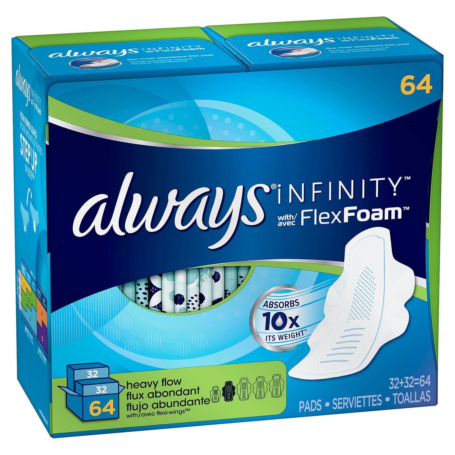 ALWAYS WITH YOU セット Always Infinity With Flex Foam Heavy Flow Pads Sanitary Napkins