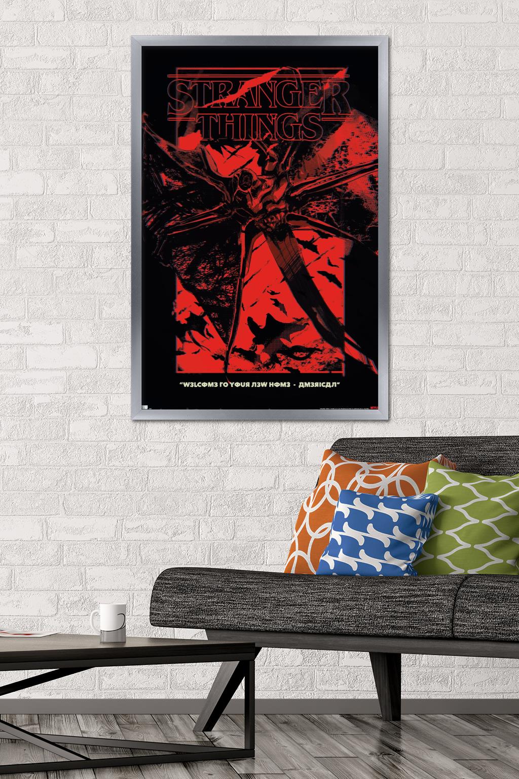 Netflix Stranger Things: Season 4 - New Home Wall Poster, 22.375" x 34" Framed