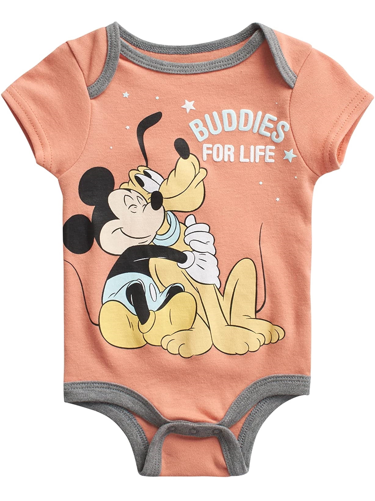 Disney Baby Boys' Mickey Mouse and Pluto 4 Piece Layette Set, Sizes 0-9M
