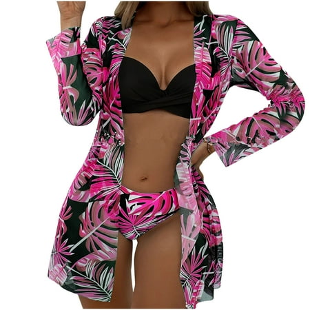 Zuesphe Womens Swimsuits 2 Piece High Waisted Womens Bikini Sets Cheeky Trendy Swimwear for Women Beachwear Women Plus Size Twist Front Adjustable Spaghetti Straps Clearance Sales