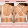 thumbnail image 4 of Sostén DOBREVA inalámbrico con relleno push-up y escote pronunciado 38D beige, 4 of 6