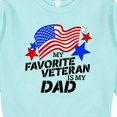 thumbnail image 3 of Inktastic My Favorite Veteran is My Dad Toddler Sweatshirt, 3 of 4