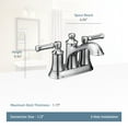 thumbnail image 2 of Dartmoor Two-Handle High Arc Bathroom Faucet CP, 2 of 3