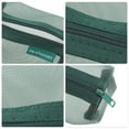 thumbnail image 3 of Unique Bargains 1Pc Lightweight Square Mesh Makeup Bag for Travel Nylon Green, 3 of 6