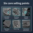 thumbnail image 4 of Armor Case For Honor Magic 6 Lite X9b Magic 5 Lite X9a Protective Cover Ring Magnetic Holder Coque Fundas Capa PURPLE Honor X9a, 4 of 6