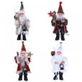 thumbnail image 6 of JANDEL Christmas Figure Standing Plush Santa Claus with Kerosene Lamp Home Decor Ornaments Holiday Decorations, 6 of 9