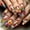A, variant on 24PCS Extra Long Almond Press On Nails, 3D Rose & Mixed Wild Floral Inlaid Full Cover Acrylic Fake Nails, Reusable Glue On False Nail Tips for Spring Wedding Dating and Daily Casual Nail Art Decor