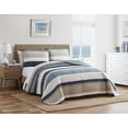 thumbnail image 2 of Nautica - Queen Quilt Set, Cotton Reversible Bedding with Matching Shams, Home Decor for All Seasons (Ridgeport Denim, Queen), 2 of 3