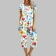 thumbnail image 2 of Conjunto de Verano para las Mujeres Impreso Cuello Redondo sin Mangas Y Pantalones, Casual Dos Piezas para las Mujeres, 2 of 5