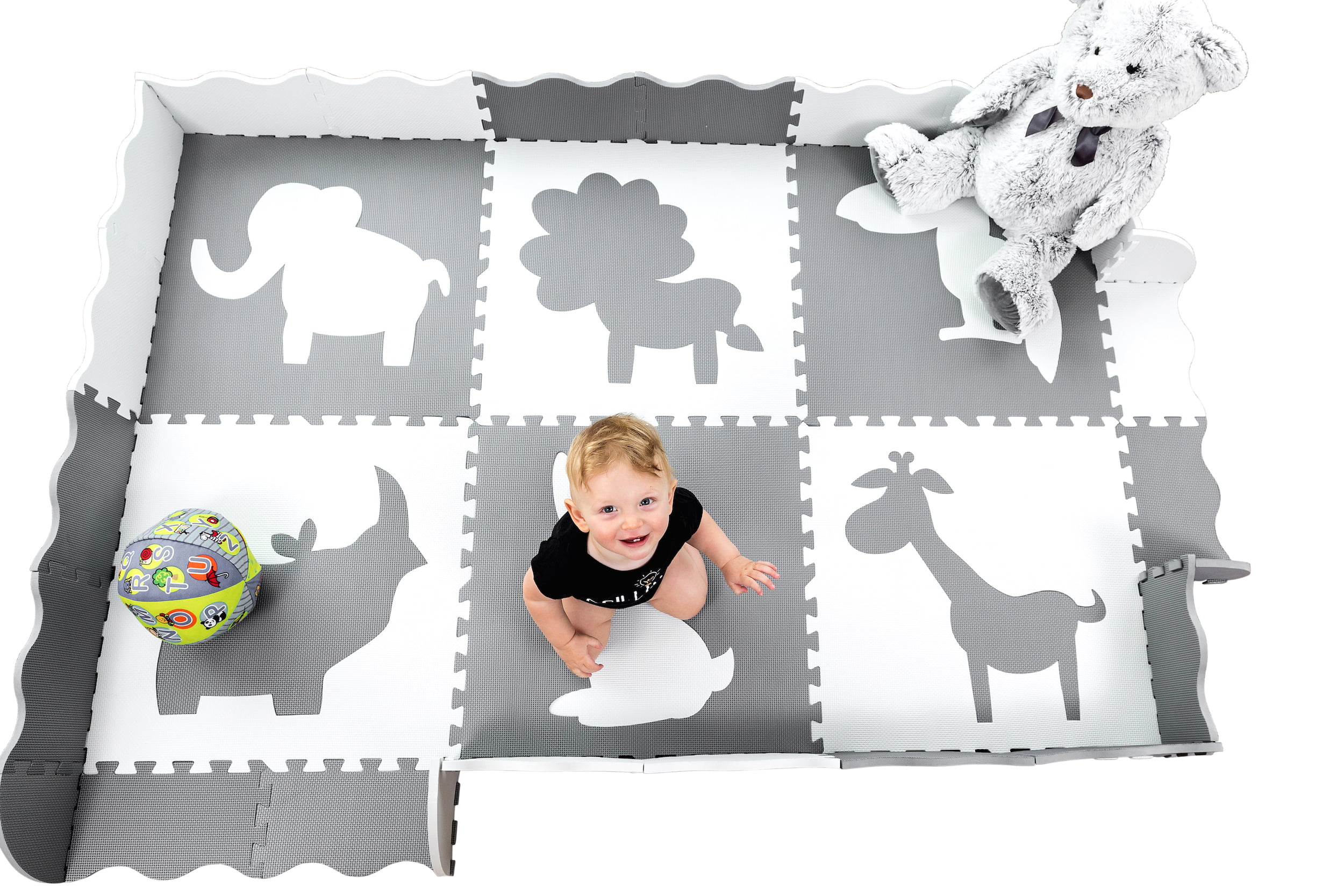 Activities Mat for Baby Playmat Thick 25mm Floor Noise Mat 30x30cm