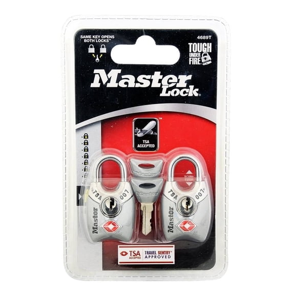 Juego de Candados Master Lock para Equipaje 2 Piezas