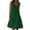Army Green, variant on Kmdttou Women's Summer Short Sleeve Casual Dresses Fashion Holiday Summer Solid Color Sleeveless Party Beach Dress (Size:S-2XL)