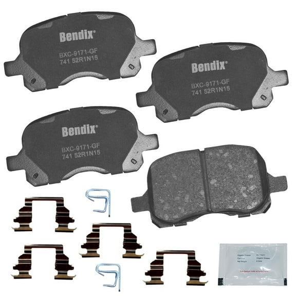 Disc Brake Pad Set Fits select: 1998-2002 TOYOTA COROLLA, 1998-2002 CHEVROLET GEO PRIZM