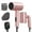 Pink, variant on BABONIR Ionic Negative Ion Hair Dryer with Diffuser, 1875W Fast Drying, 3 Heat 2 Speed, Foldable Compact for Home & Travel, Unisex, Gray