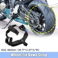 thumbnail image 2 of Unique Bargains 1 Pcs Roue Arrière Lien vers le Bas Sangle Universelle de Transport de Moto Sangle de Roue Nylon Noir, 2 of 6