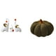 thumbnail image 1 of Esculturas de familia de elefantes y almohadas de calabaza. Estatuas decorativas de animales y cojines de peluche para escritorio, sofá, dormitorio, s, 1 of 8