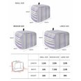 thumbnail image 2 of Light Purple Grey Stripe Toaster Cover 4 Slice, Large Kitchen Appliance Covers, Farmhouse Minimalist Striped Toaster Oven Cover with Loop, Bread Machine Cover Polyester Dust Cover Protection, 2 of 4