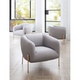 thumbnail image 2 of ZUO Fauteuil Micaela Gris & Or, 2 of 6