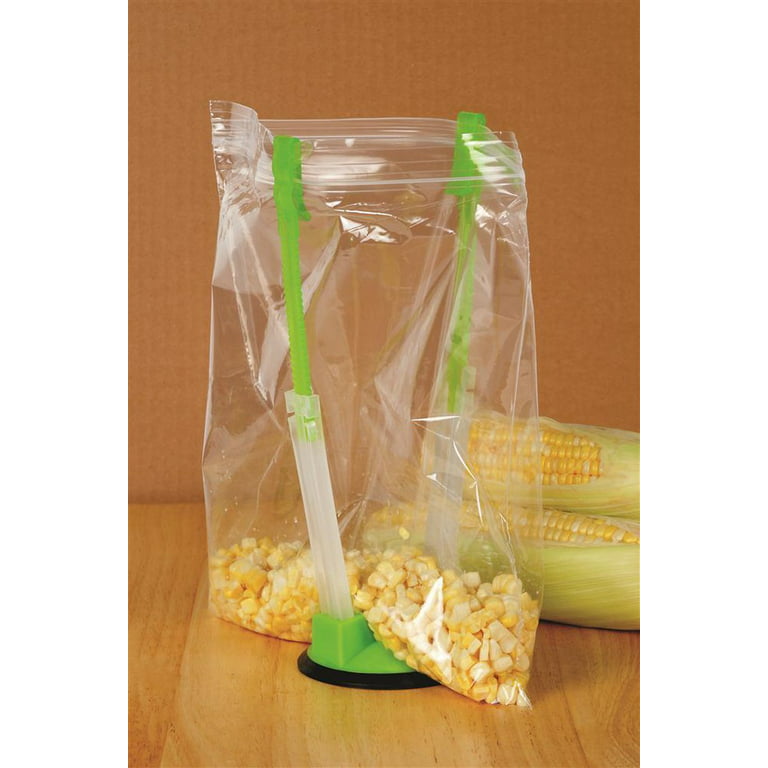 Ruibo Ziplock Bag Holder Stand Adjustable For Plastic Freezer Bags/Hands  Free Baggy Rack Gallon Bag Holder Stand,6 Pack/6pcs
