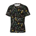thumbnail image 3 of Rocae Wasp and Florals for Men's Moisture-Wicking Crew Tee - T-Shirt for Sports, Outdoor Activities, and Casual WearMedium, 3 of 9