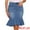 Light Blue, variant on DARING DIVA Women's Bodycon Fishtails Ruffled Knee Length Jean Skirt M Light Blue