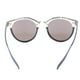thumbnail image 4 of Gafas de sol redondas vintage con protección UV400, marco negro y lentes azules para exteriores, 4 of 4