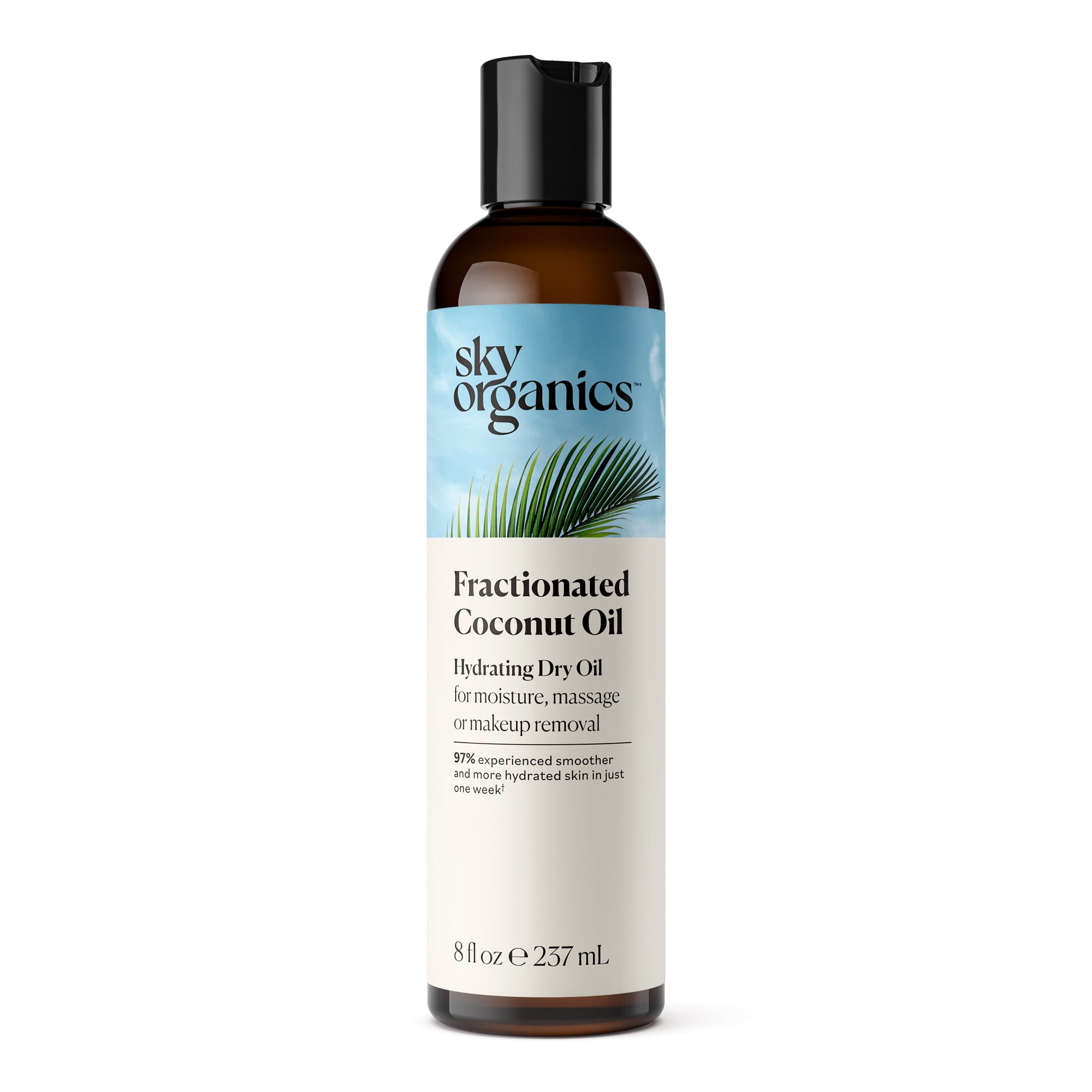 Sky Organics Fractionated Coconut Oil to Moisturize Face and Body, 8 fl oz