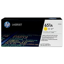 HP 651A Yellow Original LaserJet Toner Cartridge, ~16,000 pages, CE342A