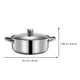 thumbnail image 5 of 1 olla de inducción práctica para el hogar, utensilios de cocina (plateada), 5 of 6
