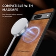 thumbnail image 6 of Decase Compatible with Google Pixel 7A Fashion Magnetic Case,Anti-Fingerprint PU Leather Phone Cover,Mag-Safe Case,Slim Fit Shockproof Protective Phone Case For Google Pixel 7A,Brown, 6 of 10