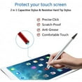 thumbnail image 6 of Red Stylus Capacitive and Resistive Pen Touch Lightweight Q7J for ASUS ZenFone Max Plus M1, ROG Phone 2, AR 6 5z 5Q 4 Pro, Google Nexus 2 7 - Barnes & Noble NOOK HD Plus Color, 6 of 6