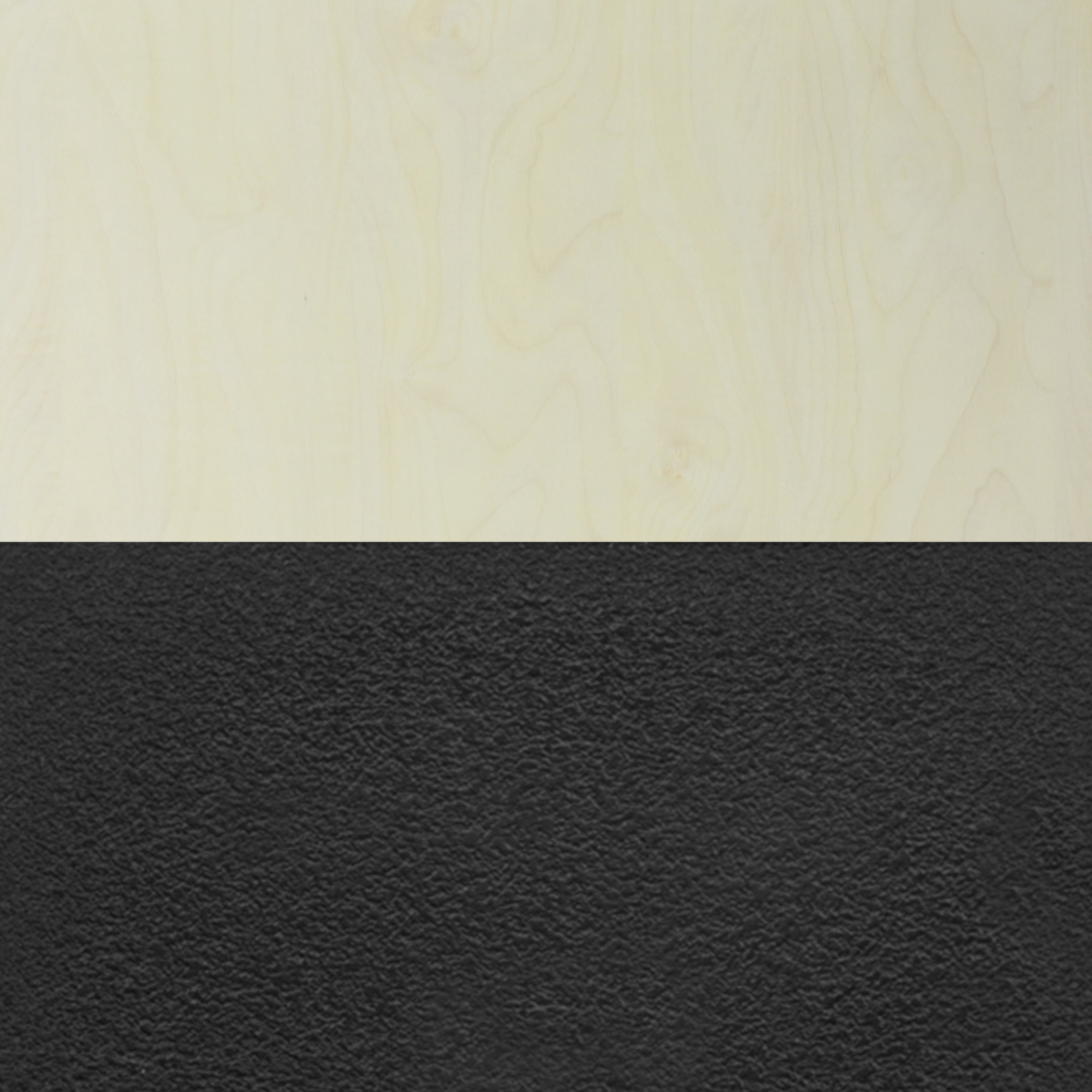 72" x 24" Kee Training Table- Maple/ Black & 2 'M' Stack Chairs- Black