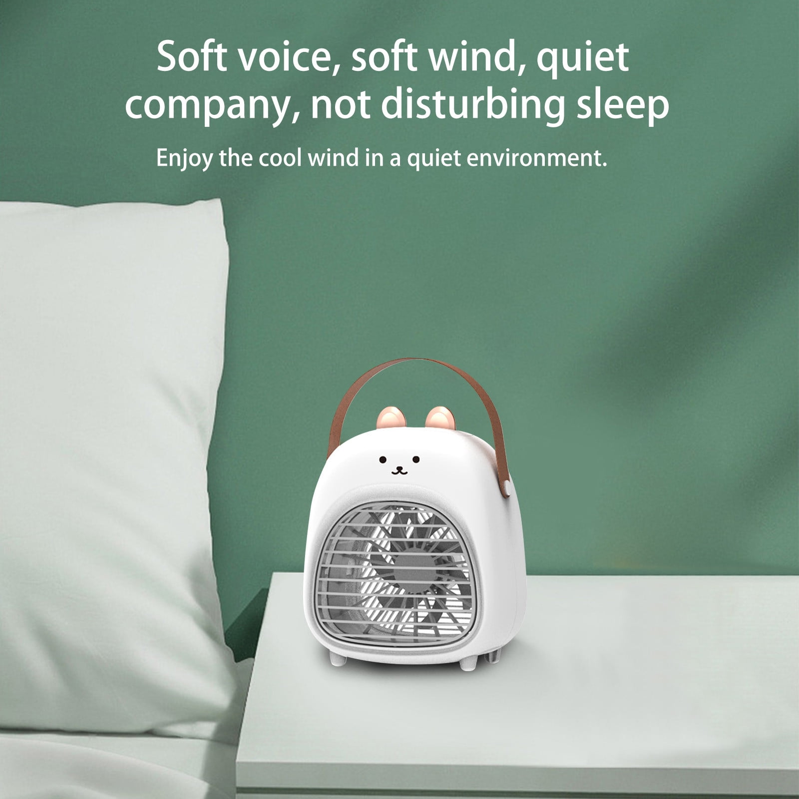 PHIGZNT Portable Air Conditioners, Portable AC Unit Evaporative Air Cooler 180°Auto Rotation, 3 Wind Speeds, 2-4H Timer, Personal Mini Cooling Fan for Home Room Bedroom Office Camping