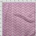 thumbnail image 4 of oneOone Silk Tabby Magenta Fabric Chevron Fabric For Sewing Printed Craft Fabric By The Yard 42 Inch Wide, 4 of 4