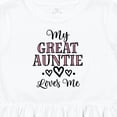 thumbnail image 4 of Inktastic My Great Auntie Loves Me Girls Hearts Girls Toddler Dress, 4 of 5