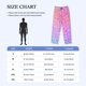 thumbnail image 4 of Fotbe Colorful Glitters Pantalones de Pijama para Hombre, Pantalones de Dormir, Pantalones de Casa con Cintura Ajustable y Bolsillos-Small, 4 of 6