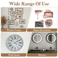 thumbnail image 5 of 14Pack Picture Hangers, 3.1"x1.7" Picture Hanging Hook with Adhesive Strip, White, 5 of 5