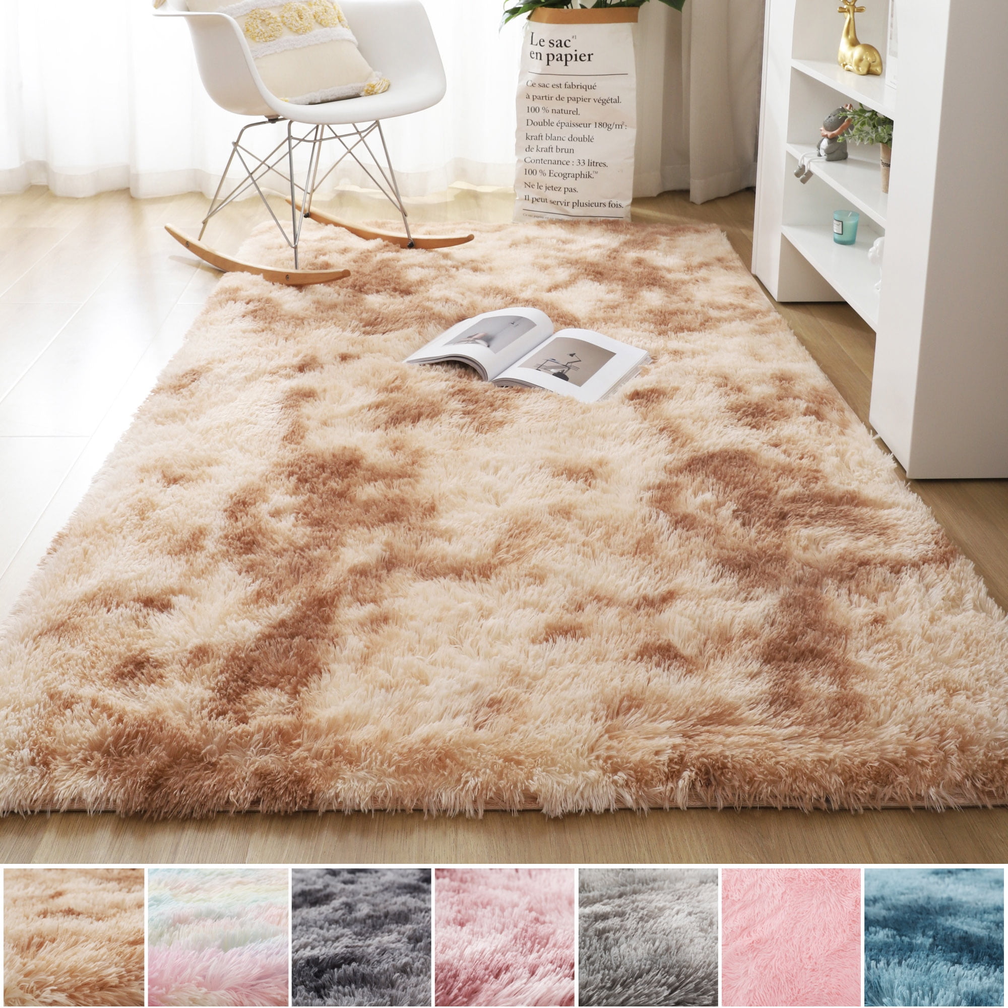 Lelinta 48 X72 Large Fluffy Area, Big Fluffy Rugs For Living Room