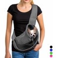thumbnail image 1 of 4PCS Pet Dog Sling Carrier Breathable Mesh Travel Safe Sling Bag Carrier for Dogs Cats, 1 of 6