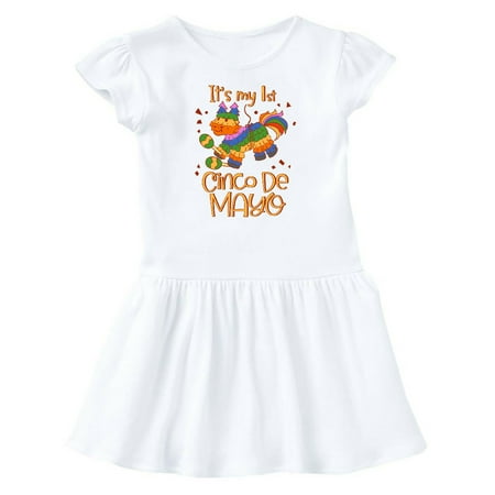 

Inktastic It s My 1st Cinco De Mayo Gift Baby Girl Dress