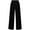 Black, variant on Women's Wide Leg Suit Pants Loose Fit High Elastic Waisted Business Casual Long Trousers Pant