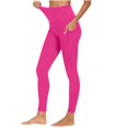 thumbnail image 6 of Lenpel Leggings for Women 2 Pc High Waisted Full Length Workout Yoga Pants Running Athletic Tights with Pockets, 6 of 7