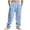 Light Blue, variant on ZQUUVOU Men Casual Loose Wide Leg Pants Drawstring Pockets Exercise Straight Barrel Pants Olive Green