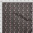 thumbnail image 4 of oneOone Rayon Black Fabric Floral Sewing Craft Projects Fabric Prints By Yard 56 Inch Wide, 4 of 4