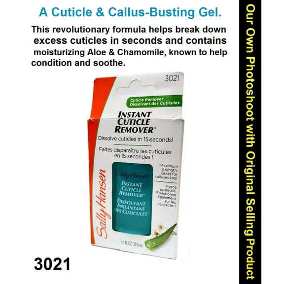 Sally Hansen 3021 Instant Cuticle Remover, 1.0 fl oz