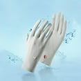 thumbnail image 2 of QUOTAY Women Non- Sunscreen Thin Breathable Gloves for Summer Driving and Outdoor Activities Comfortable Womens Gloves Grey,One Size, 2 of 3