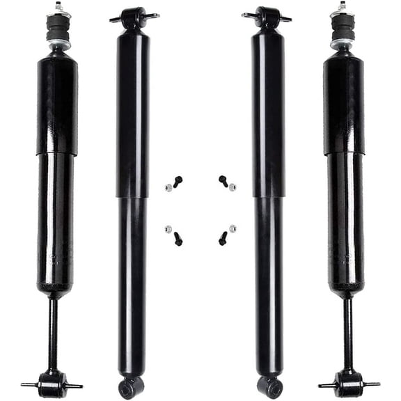 Detroit Axle - Front Rear Shock Absorbers Replacement for Ford Explorer Sport Trac Mercury Mountaineer Fits select: 2000-2001 FORD EXPLORER XLT