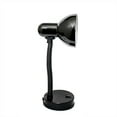 thumbnail image 3 of Simple Designs LD1003-BLK Basic Metal Flexible Hose Neck Desk Lamp, Black, 3 of 4