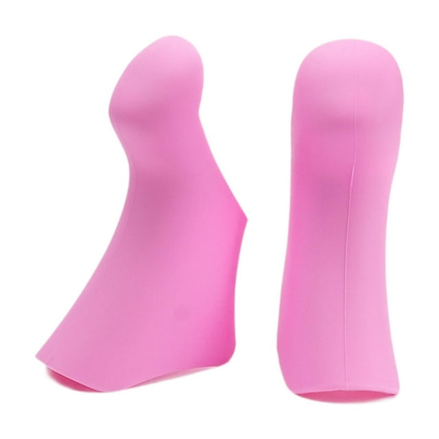 koolsoo 2 Pieces Bike Shifter Lever Covers Silicone None Slip Hoods for ST 2300/3400 Pink