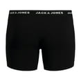 thumbnail image 3 of JACKT&JONES Calzoncillos para hombre, paquete de 5 - JACHUEY TRUNKS PLUS, algodón elástico Negro 4XL (XXXX-Large), 3 of 4
